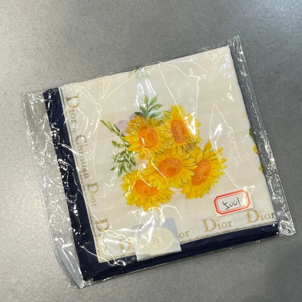 95新 DIOR/迪奥 夏七中古/Dior小方巾/5001