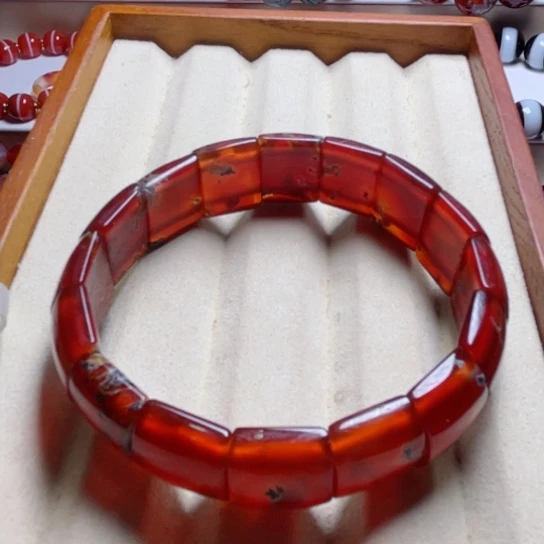 玛瑙/玉髓手链未镶嵌家**北