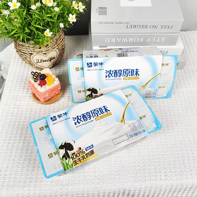 MENGNIU/蒙牛原味风味酸牛奶 800g(100g*8杯)
