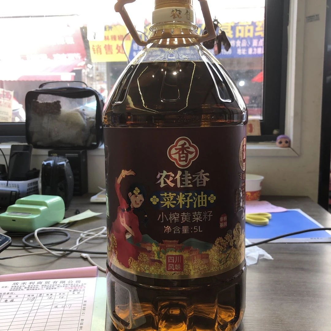 农佳香小榨黄菜籽油非转基因传统物理压榨