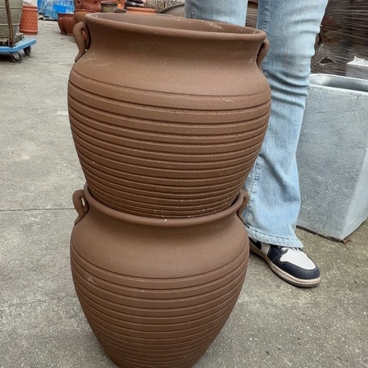 花盆紫砂口25高30宜兴紫砂瑕疵发霉