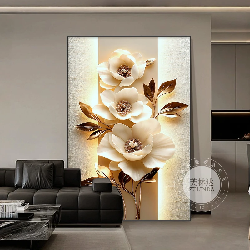 现代简约客厅装饰画2025新款轻奢高级感餐厅玄关沙发背景墙壁挂画