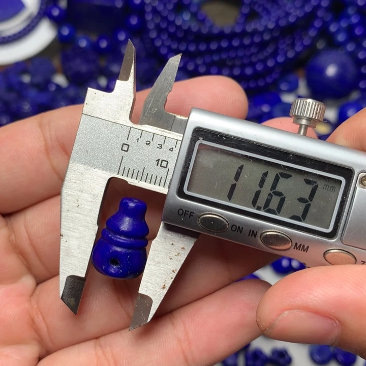 青金石未镶嵌17*11mm三通