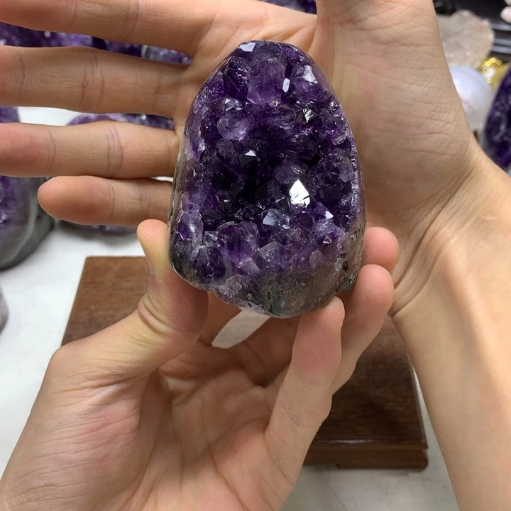 紫晶珠宝半成品未镶嵌