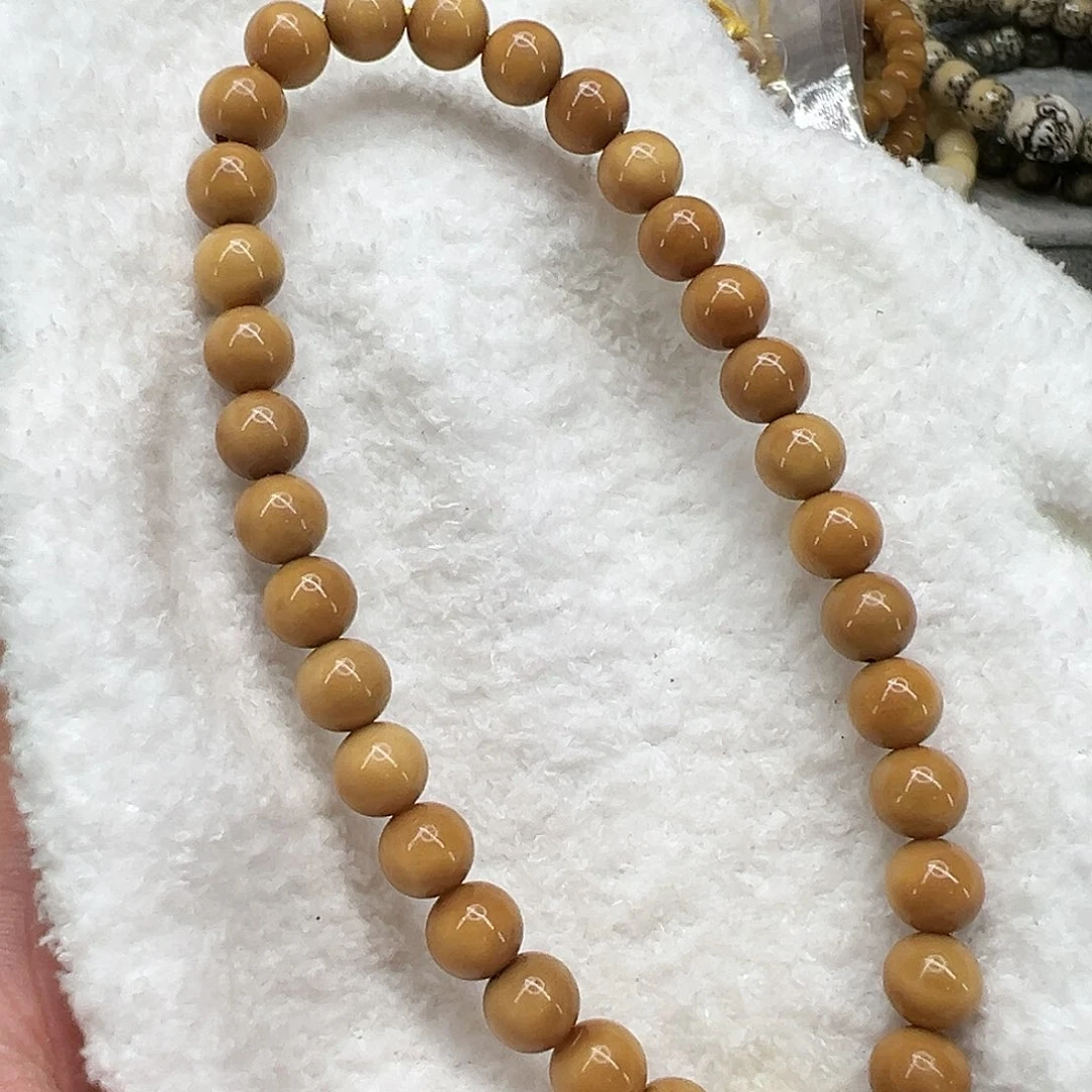 星月菩提手串46骑士龙脊菩提0.8圆手持