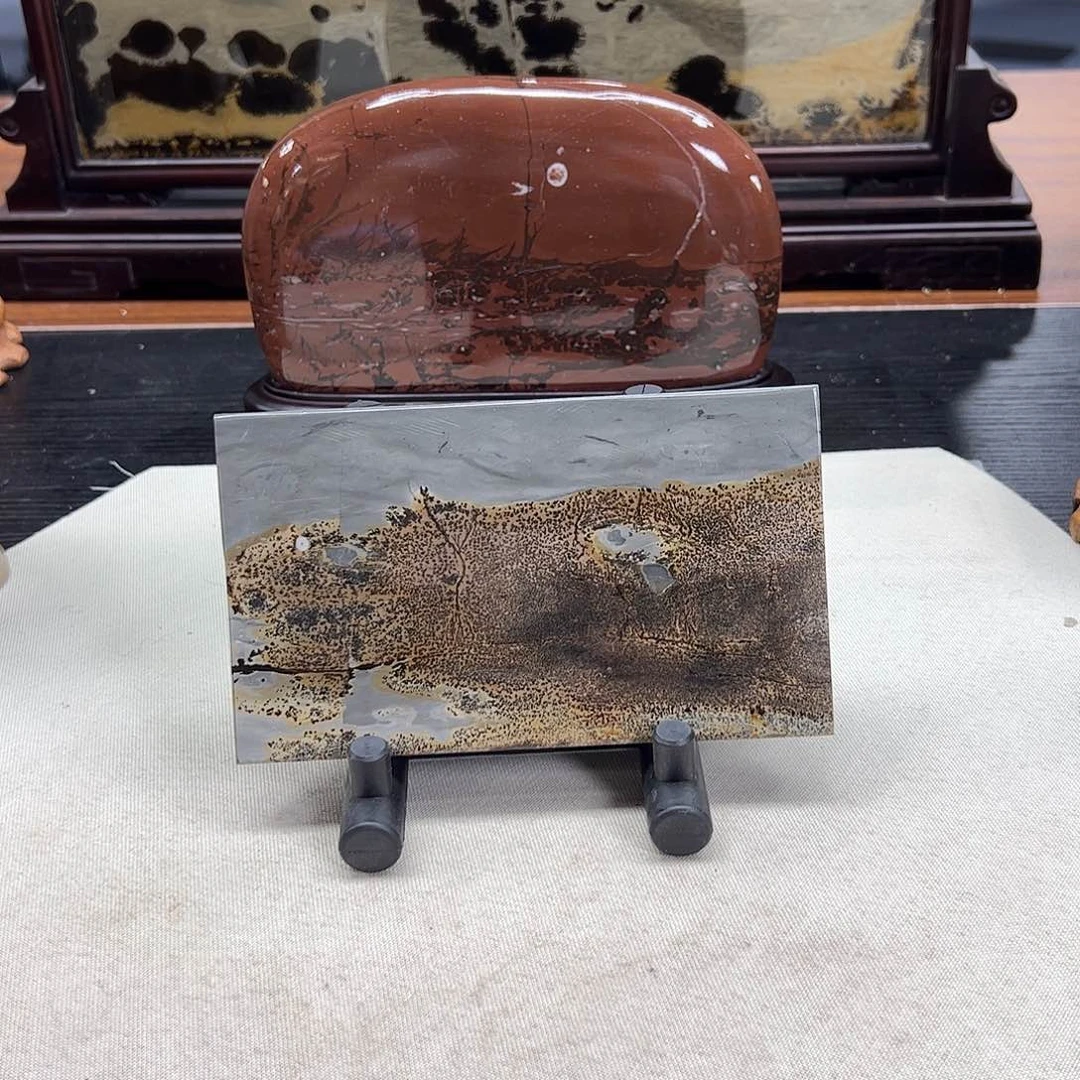 广西石广西天然国画石