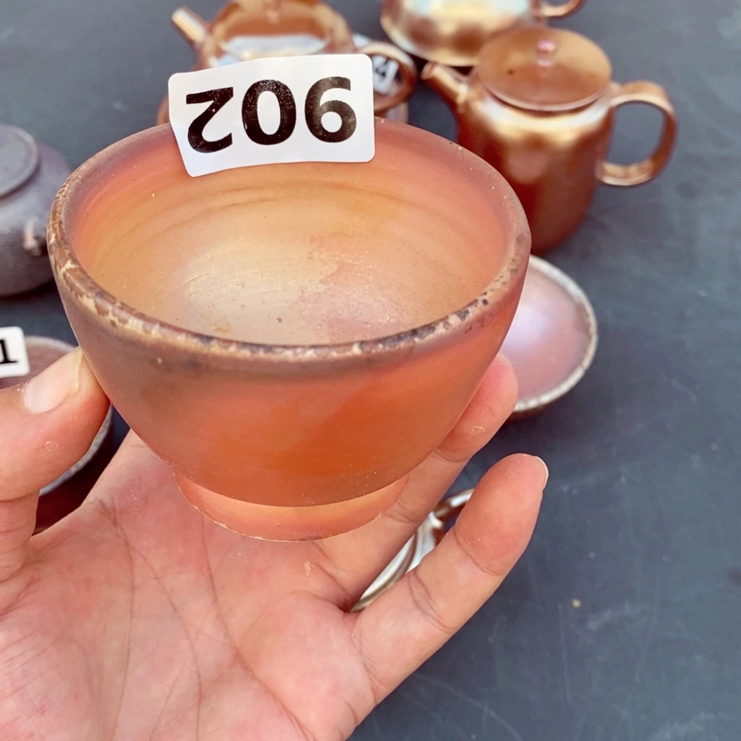 茶盏柴烧茶具套，第一天茶具