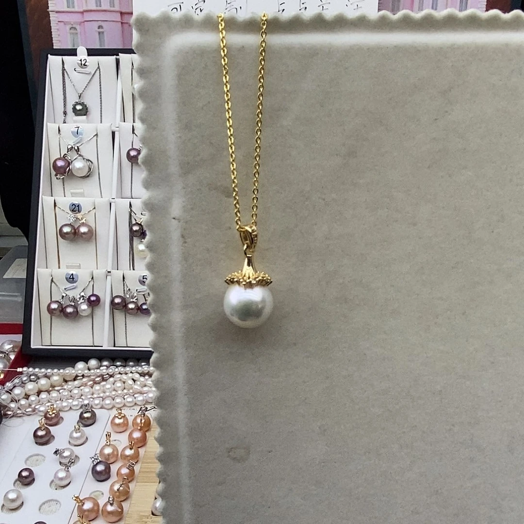 吊坠(赠链)合金淡水珍珠