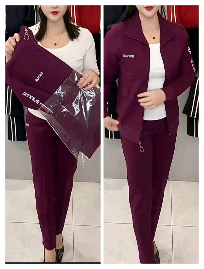 ML春季新款时尚运动两件套