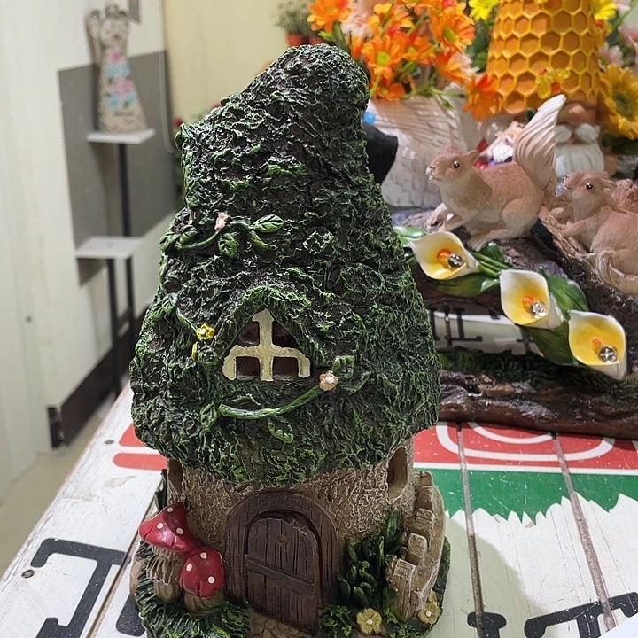 摆件摆件花园红红火火