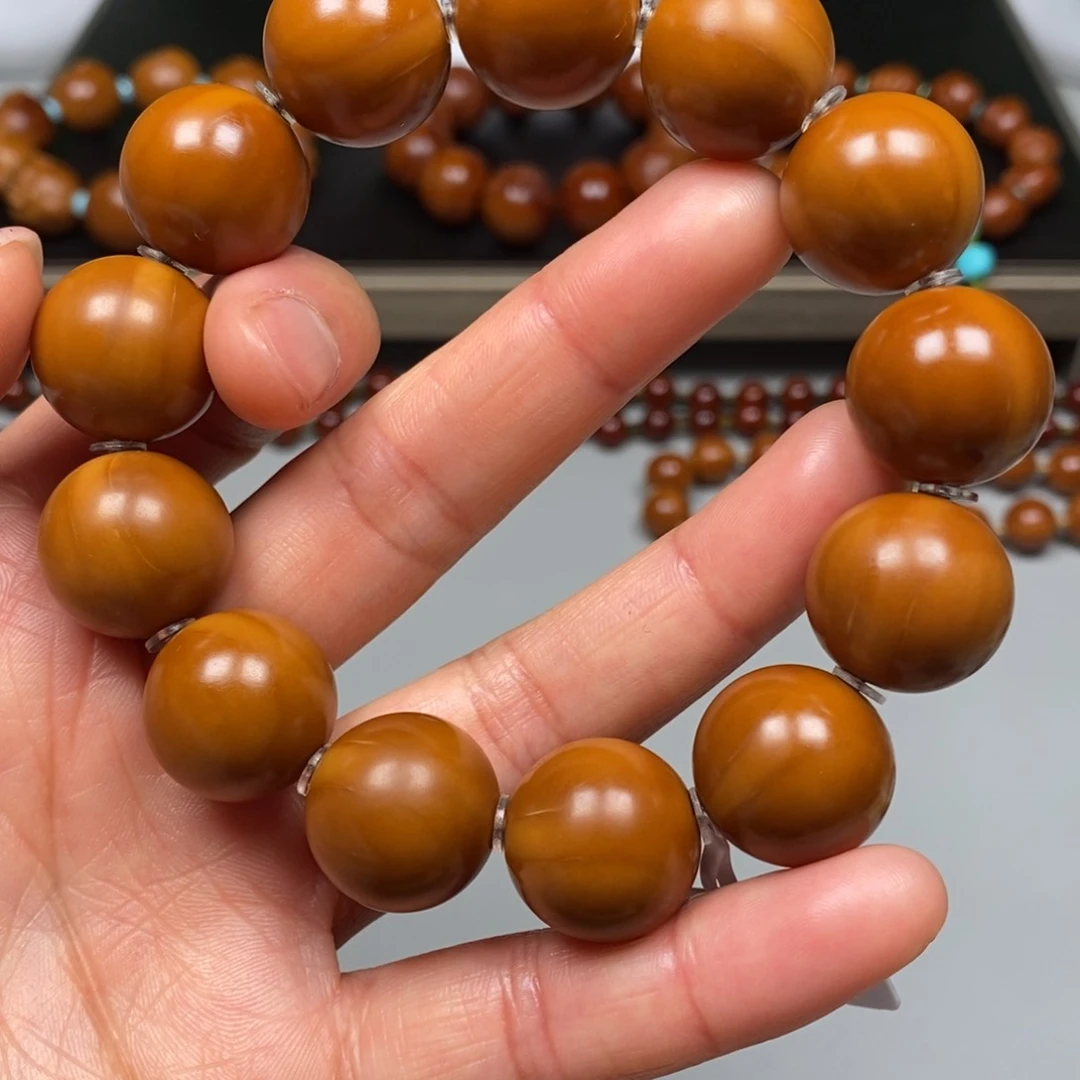 橄榄核吊坠时**好正圆手串尾款