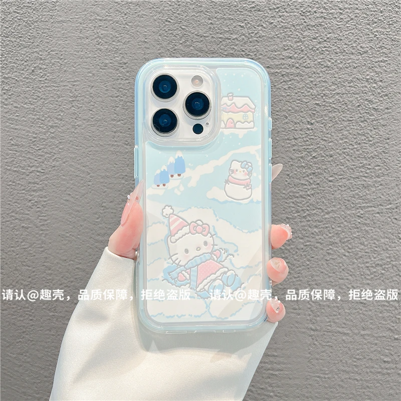 三合一炫彩适用苹果iPhone17/华为荣耀/OPPO/VIVO/小米手机壳爆款