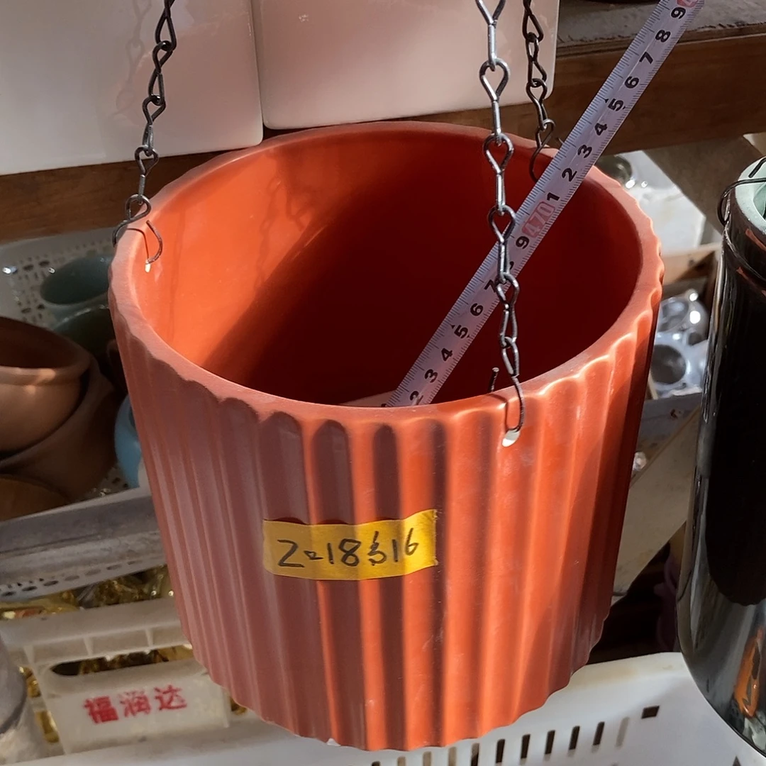 摆件陶盆有孔 瑕疵介意勿拍
