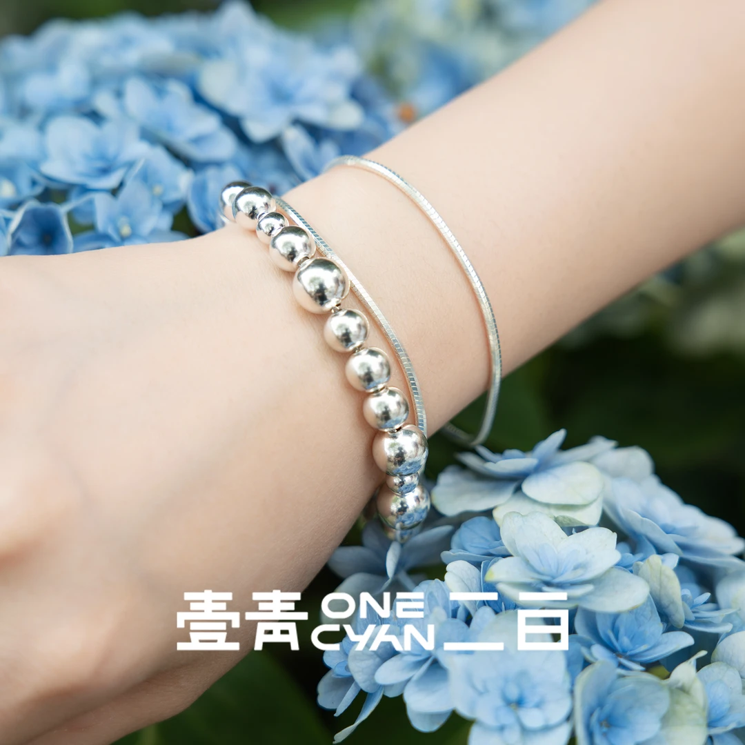 925银手链 《恒》925银银珠流珠手链珠宝简约时尚百搭闺蜜秋冬新款