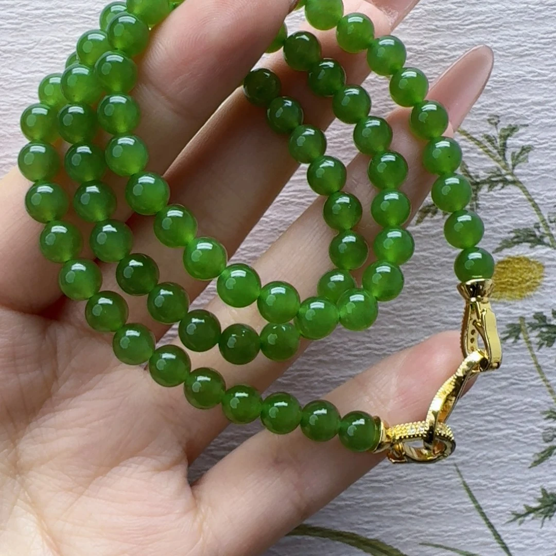 和田玉未镶嵌手链