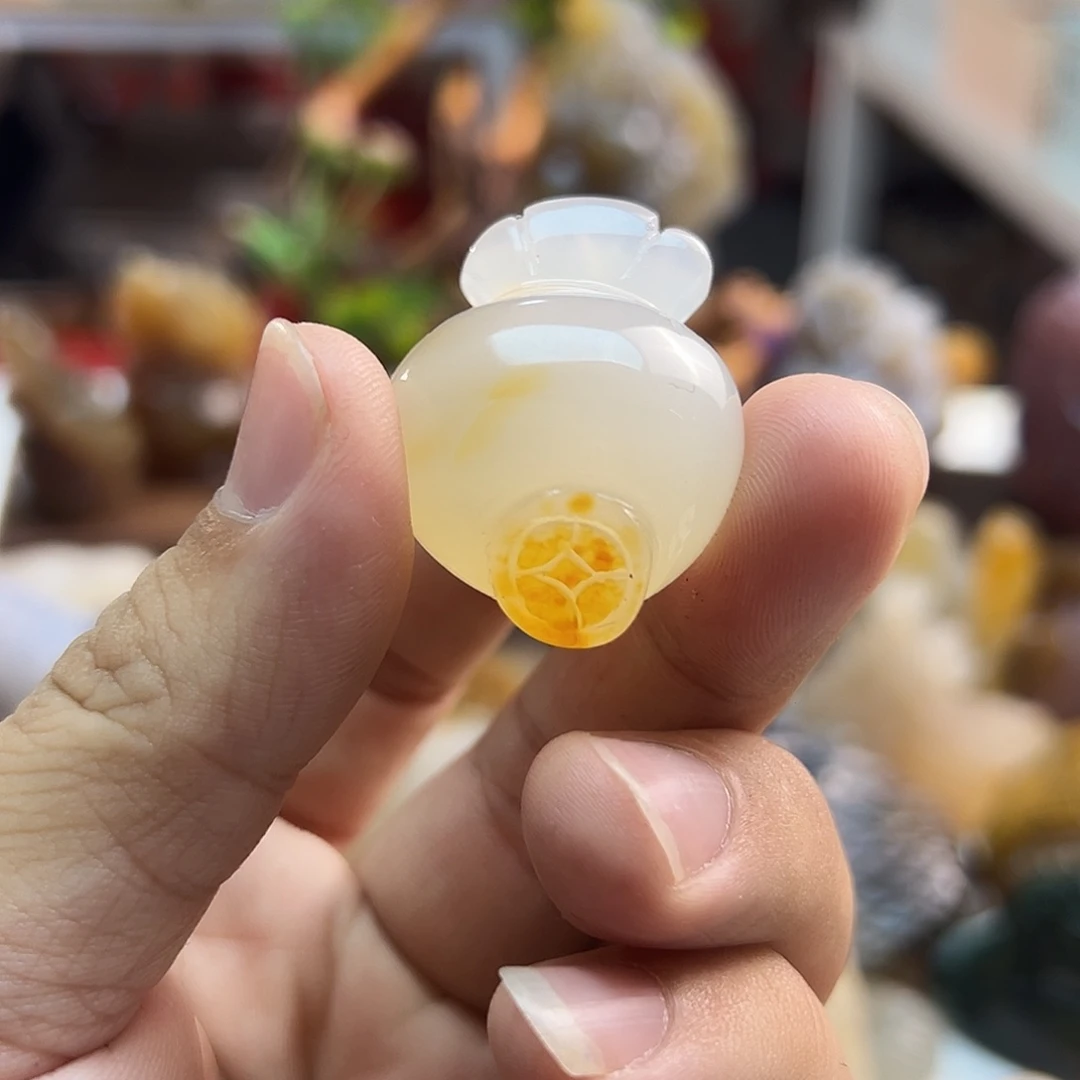 玛瑙/玉髓未镶嵌吊坠(不含链)