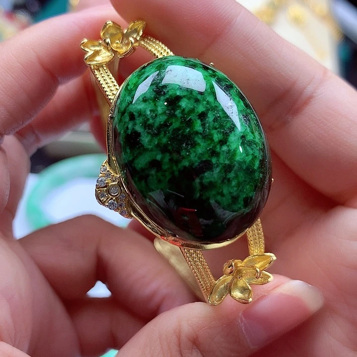 颈饰银S925镶嵌翡翠翡翠
