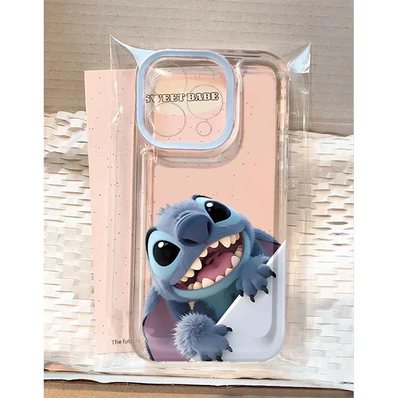 可爱史迪仔适用苹果16 15手机壳iPhone13promax防摔14 12男女xr软