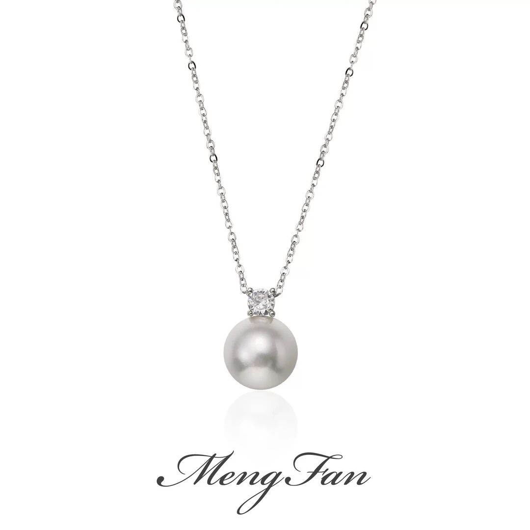 合金项链 【梦梵轻奢】戴妃珍珠项链简约百搭款MF21