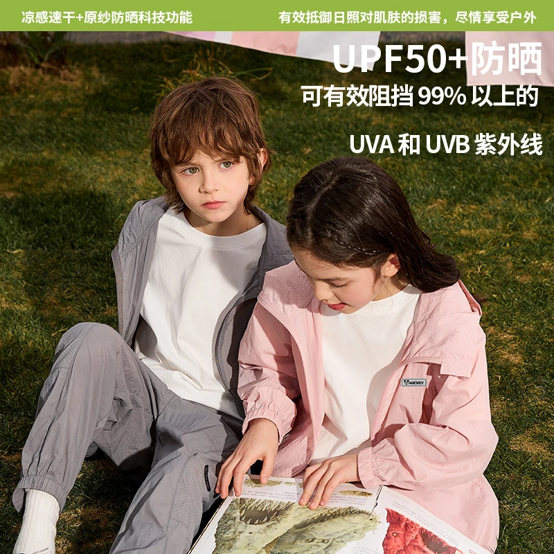 【棉致】儿童户外夏季清凉防晒衣长裤套装CTXYJ432