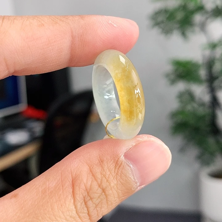 翡翠未镶嵌戒指10-11号