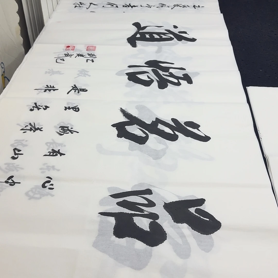 书法老师精品行书平尺