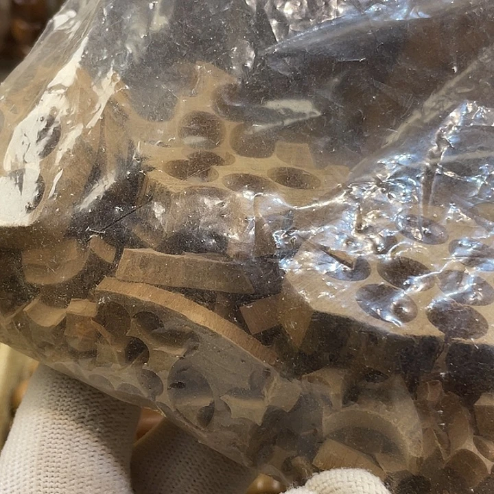 L***h檀香木手串/手链老山檀香碎料58克