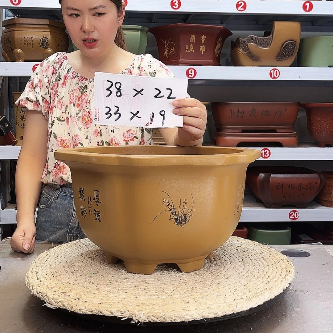 紫砂花盆紫砂花盆