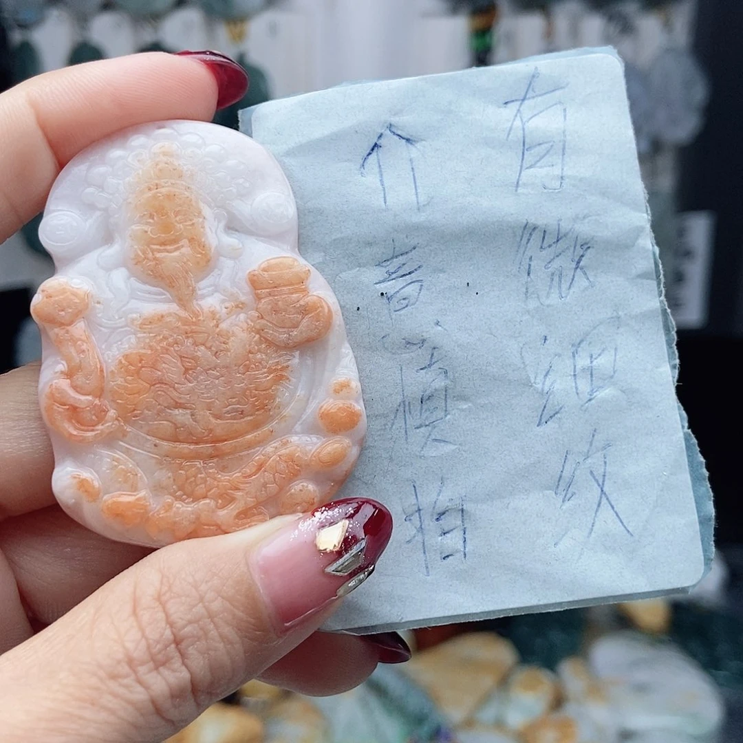 翡翠颈饰14K金镶嵌翡翠