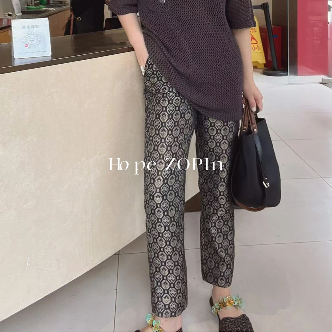 G美 爆款 色织定制长裤 法式时尚