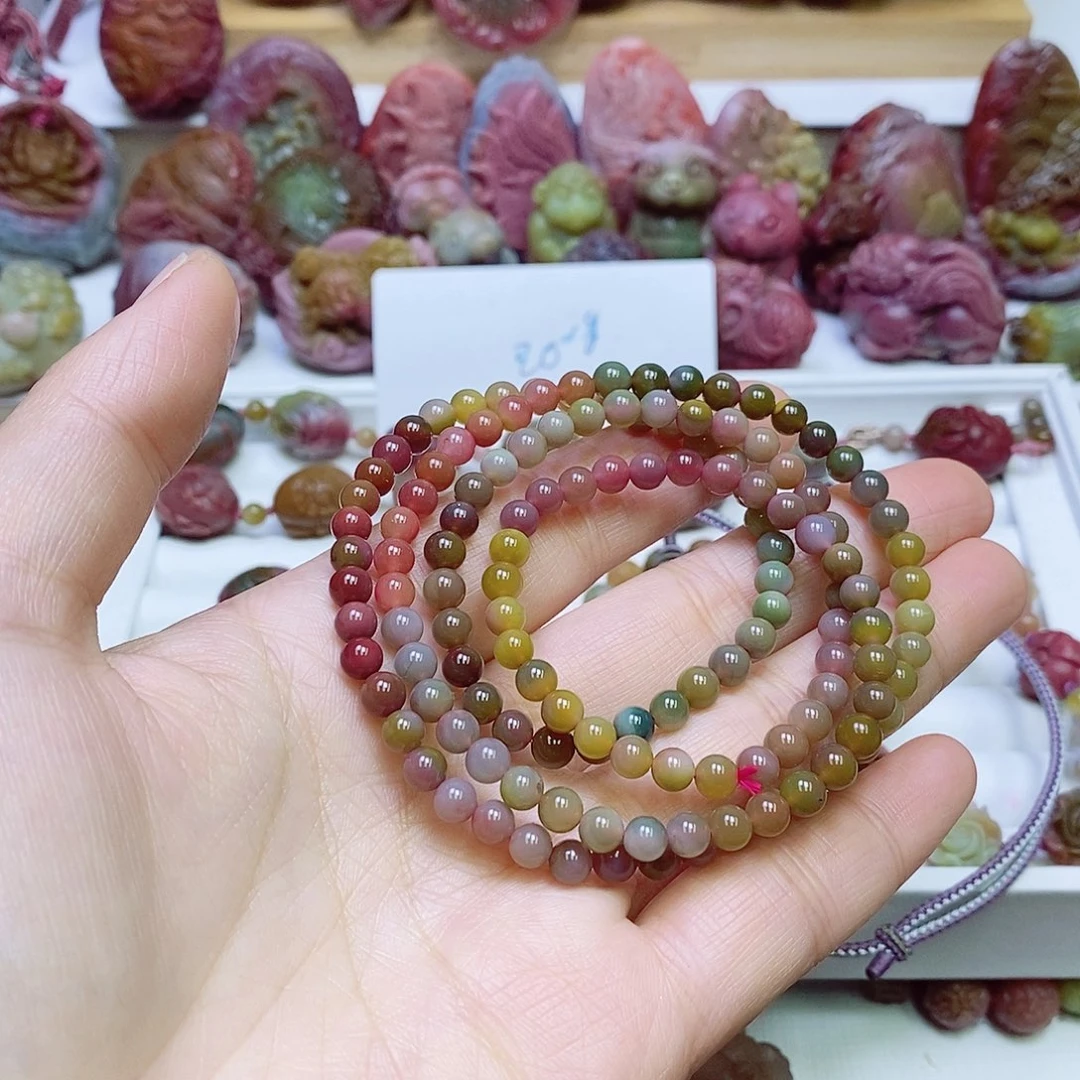 玛瑙/玉髓盐源玛瑙手链未镶嵌