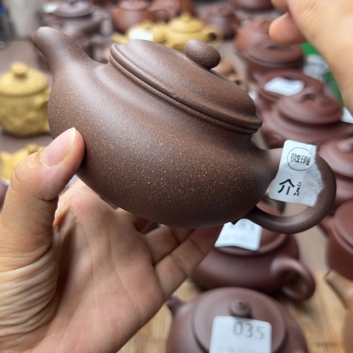 茶壶紫砂紫泥瑕疵260