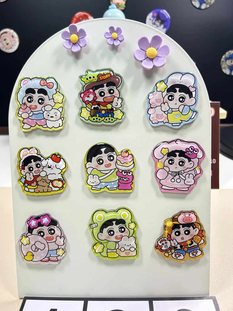 【直播拆】可爱网红爆款小新冰箱贴