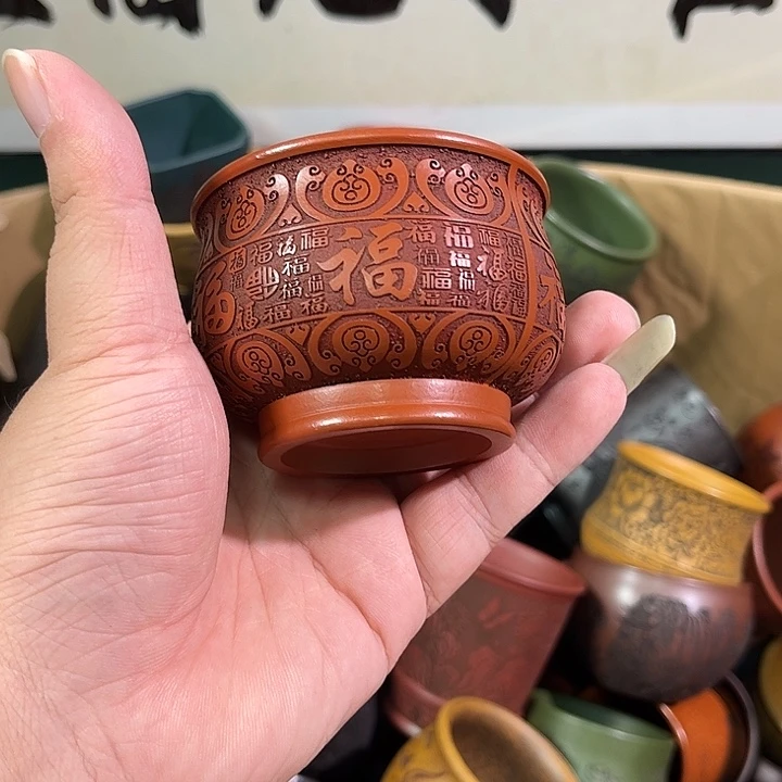 茶杯紫砂全手工紫砂主人杯