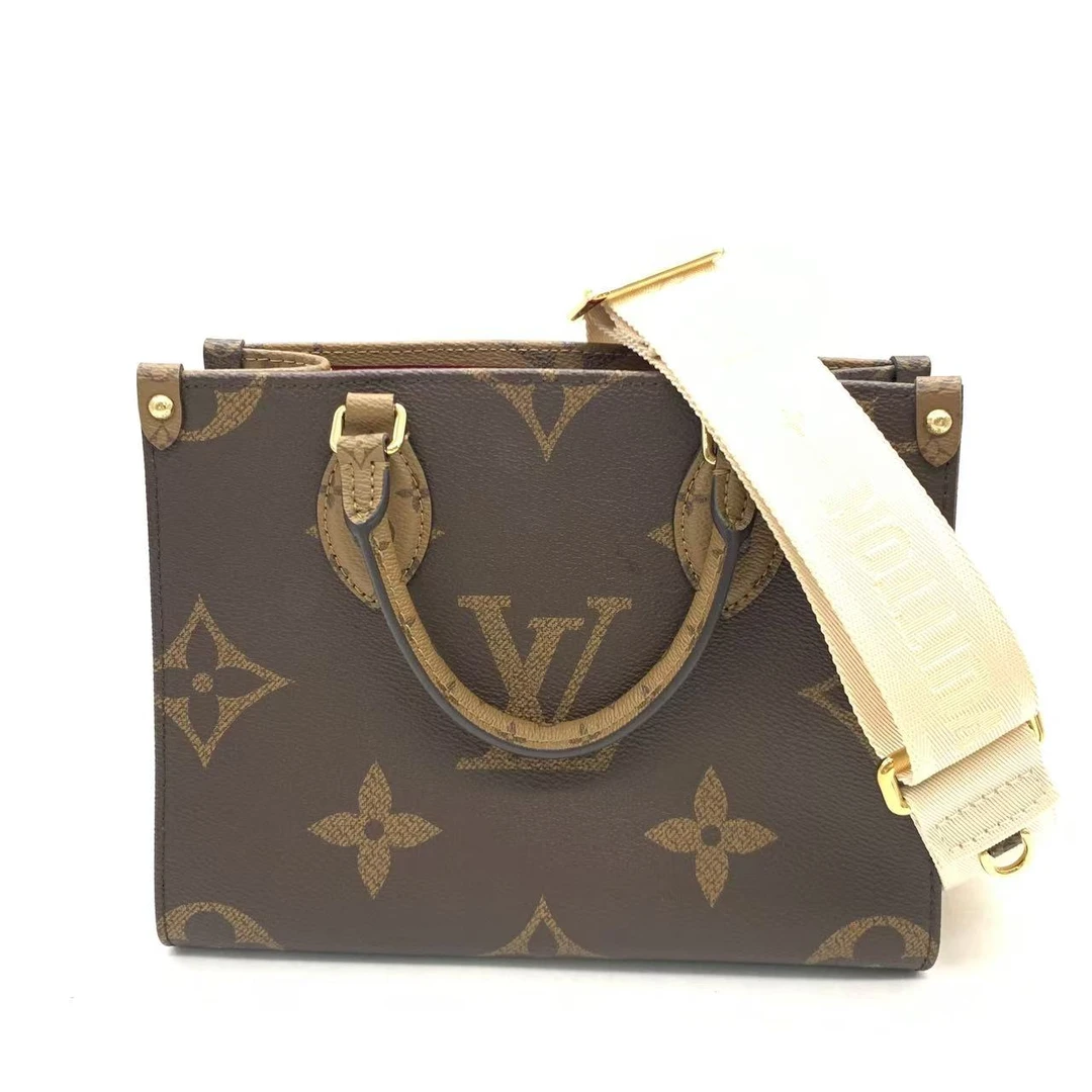 95新 LouisVuitton/路易威登 【安则专属】老花小号onthego托特包/