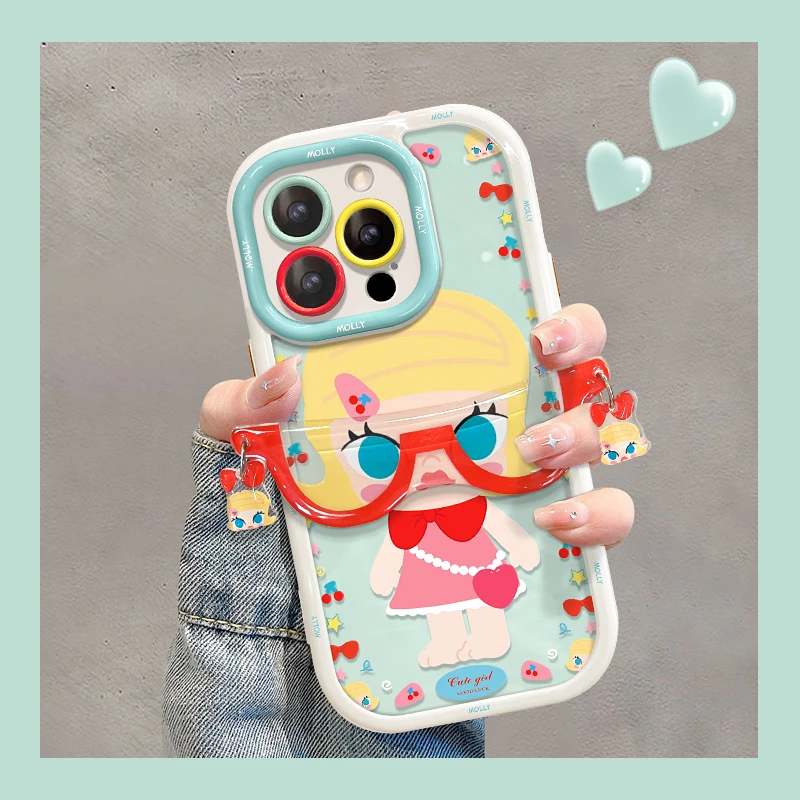 泡泡茉莉适用苹果15华为vivo/oppo小米iPhone16防摔奶油手机壳