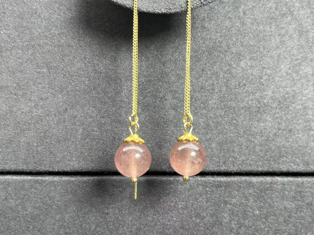 铜合金珐琅耳饰 合金珐琅 圆珠耳线款051