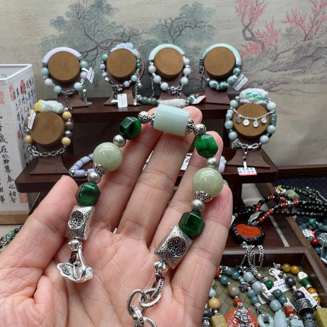 未镶嵌手链翡翠翡翠手链
