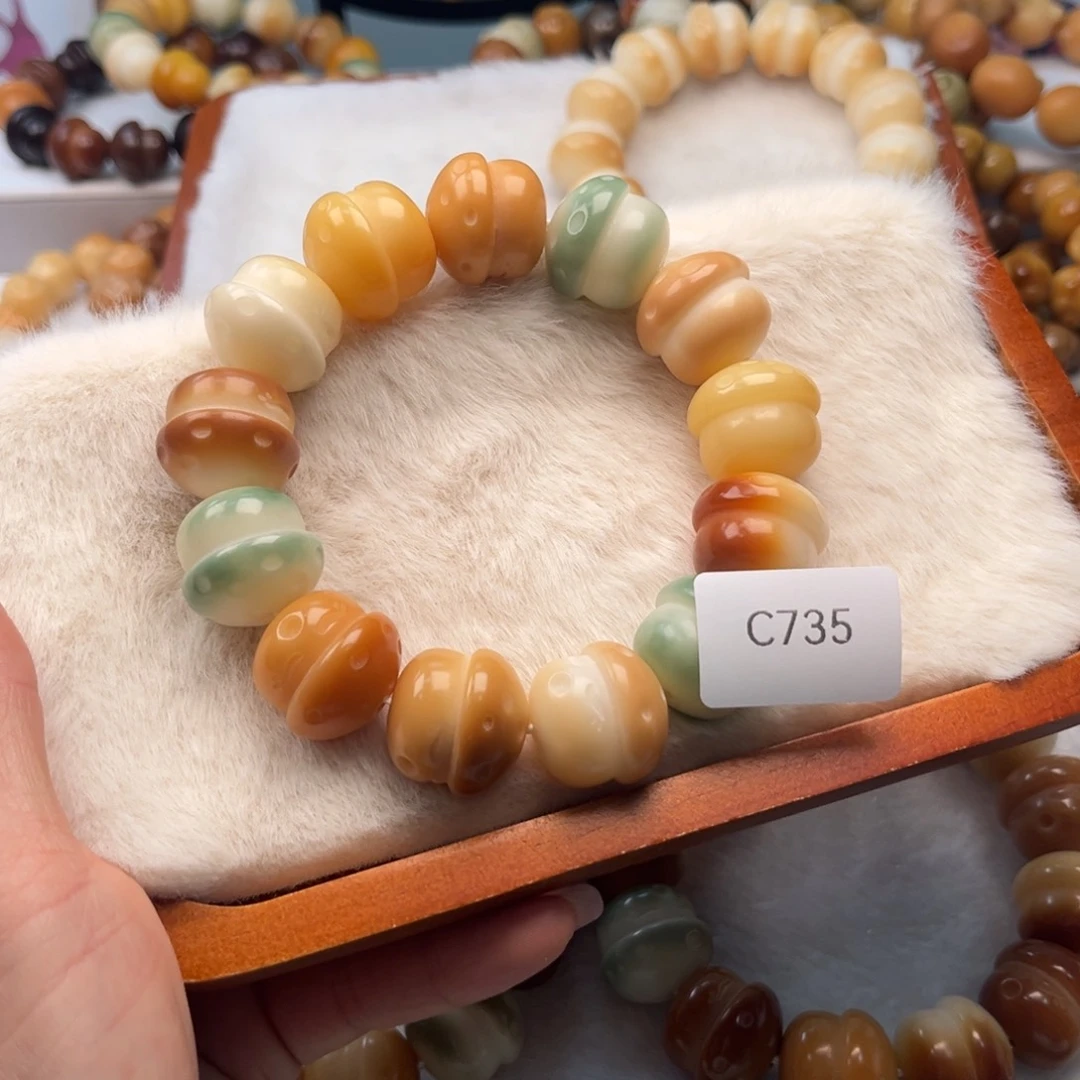 菩提根/象牙果手串小****21mm蘑菇通货c735