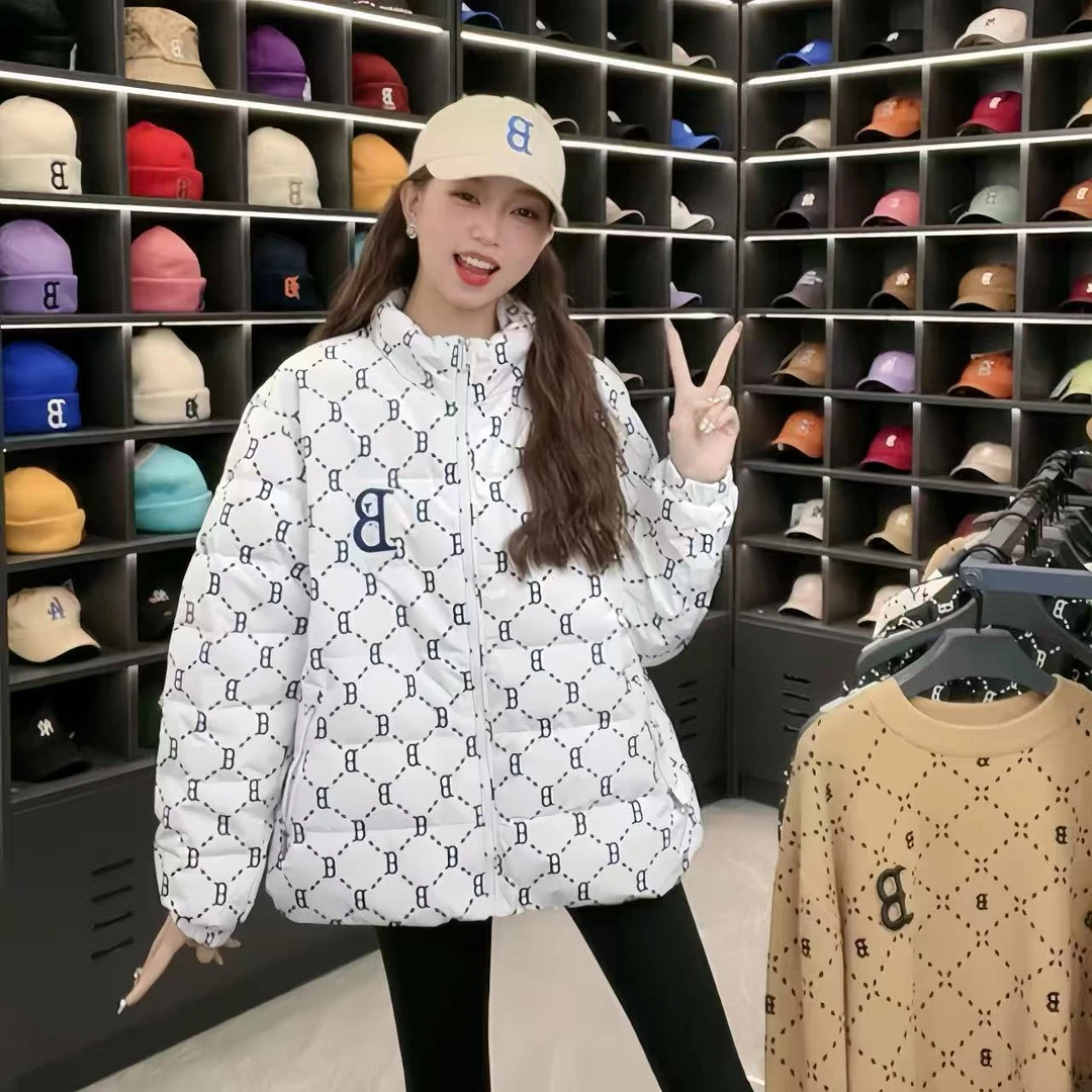 联名款满印外套男女同款时尚休闲宽松百搭情侣款  羽绒服115