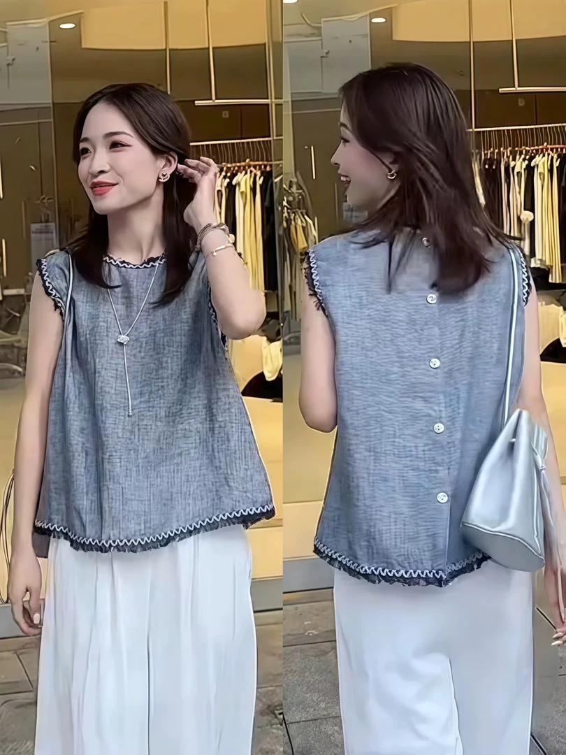 【蕙子严选】HGYD  7716 亚麻小衫