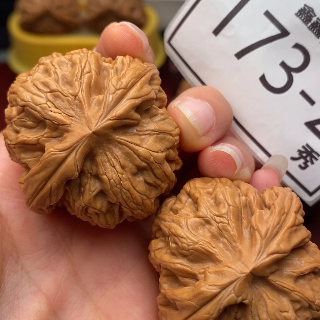 把件文玩核桃红锦鲤42……