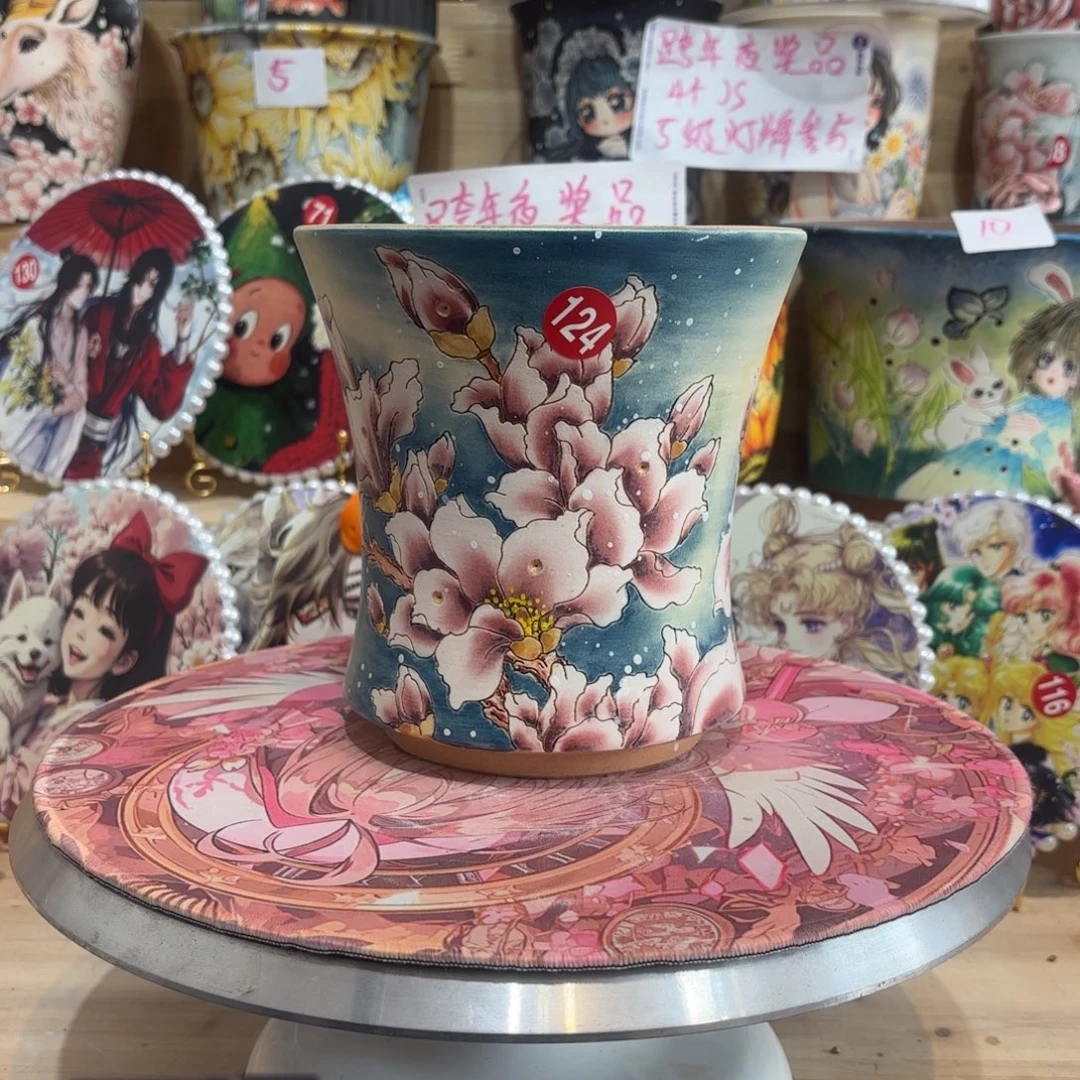 景德镇手绘花盆陶瓷14/16