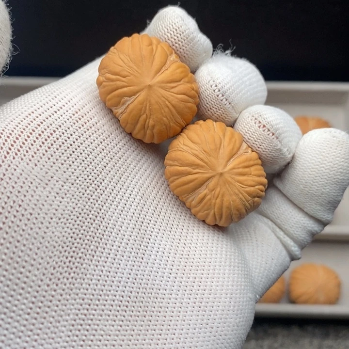 文玩核桃把件金丝南瓜