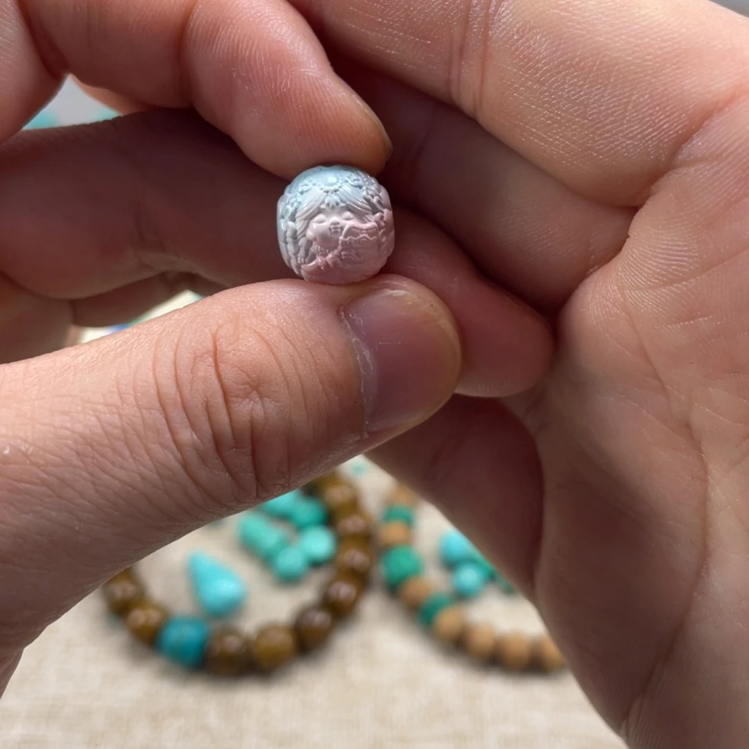 原生态湖北矿小配饰，直径12