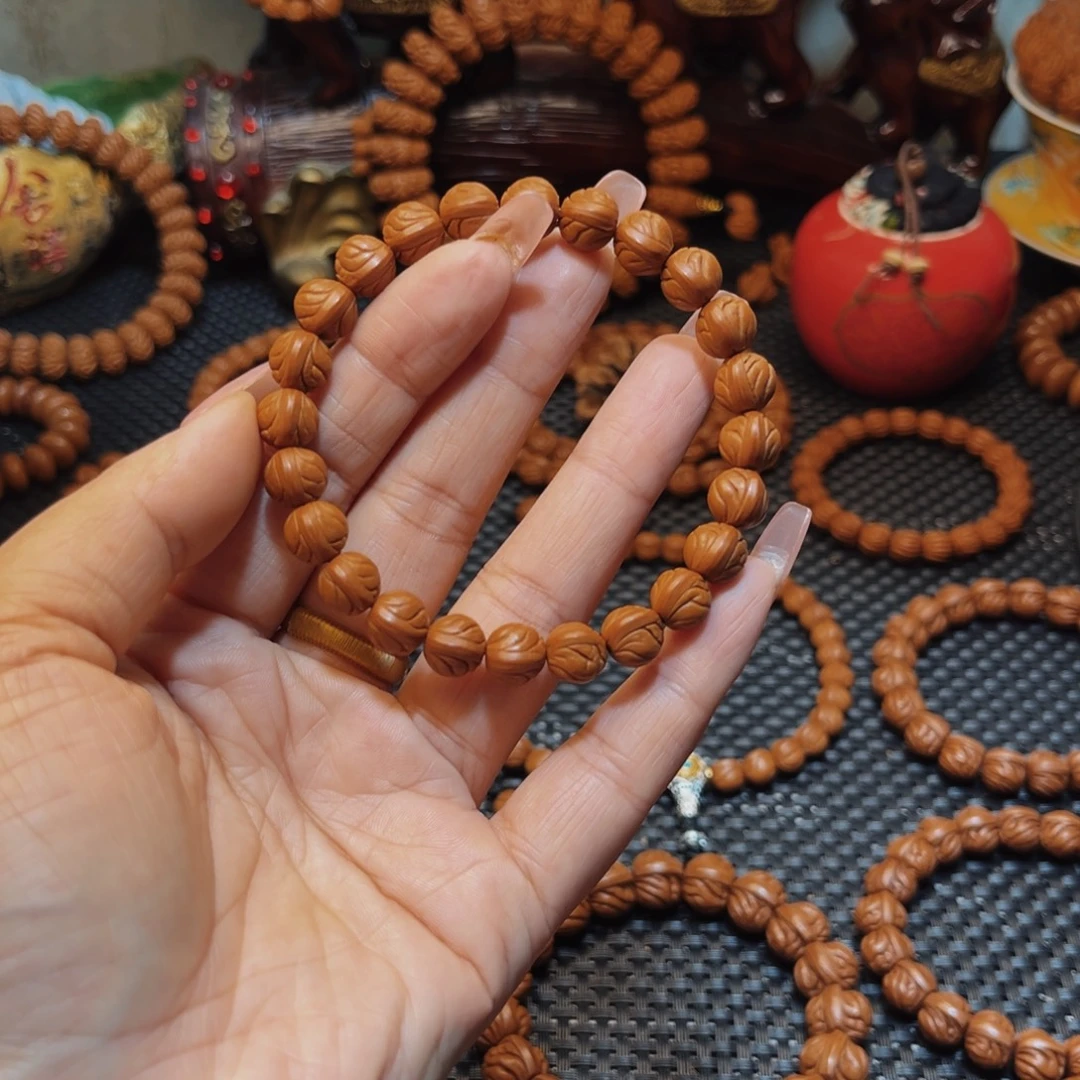 十***博桃核手串0.95顶级九五至尊单圈