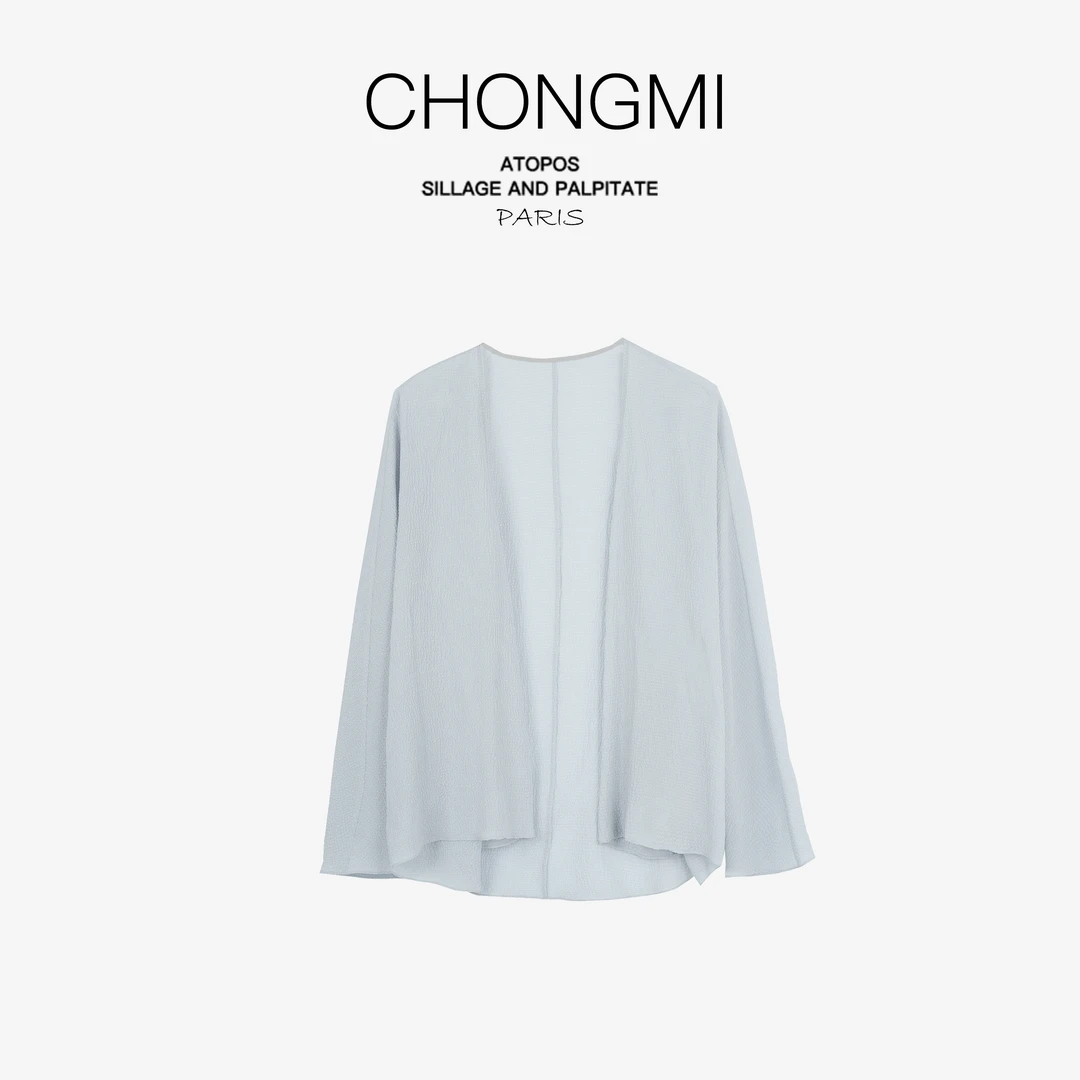 双色桑蚕丝防晒开衫衬衫长袖2025夏季新款气质百搭真丝披肩上衣女