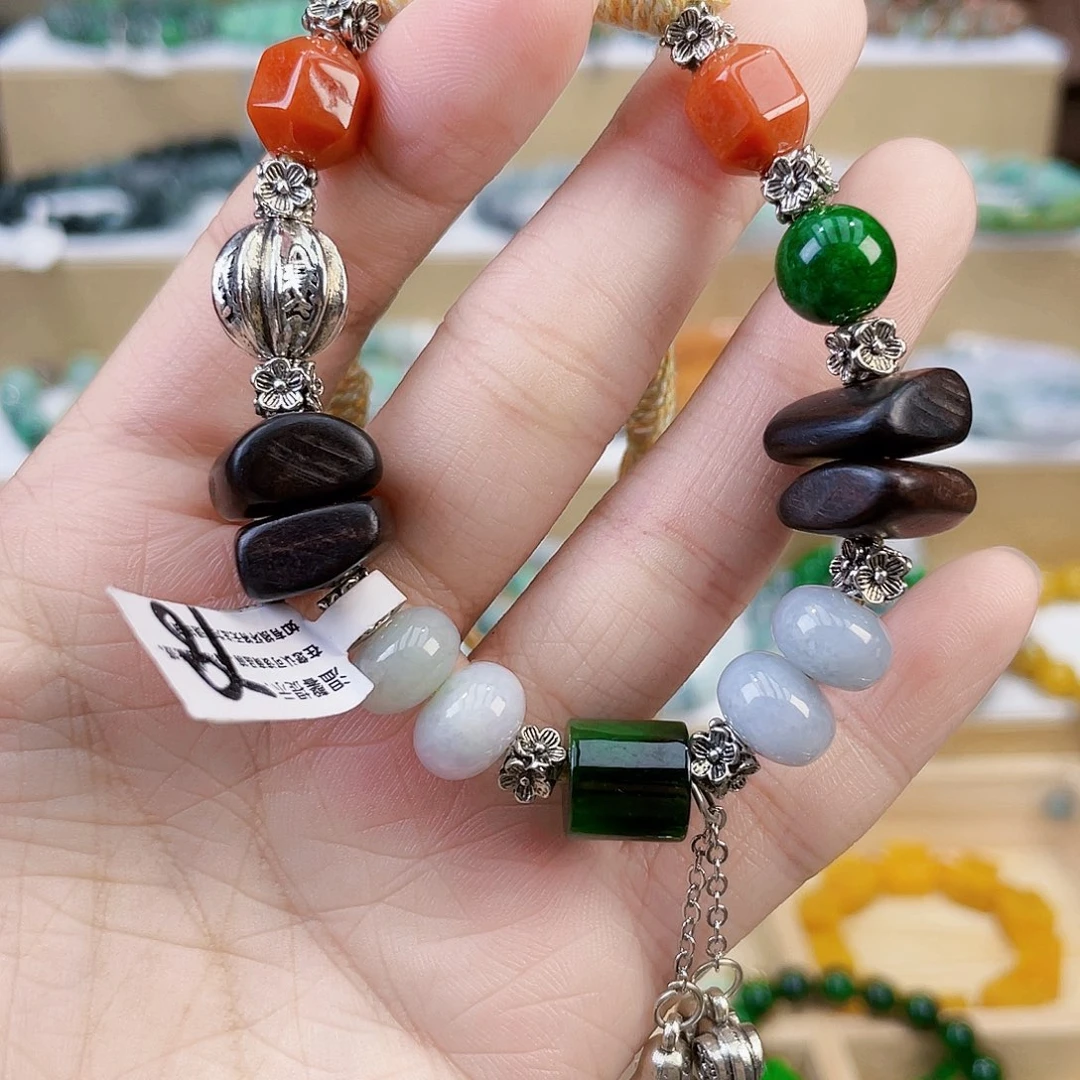 翡翠未镶嵌手链手链