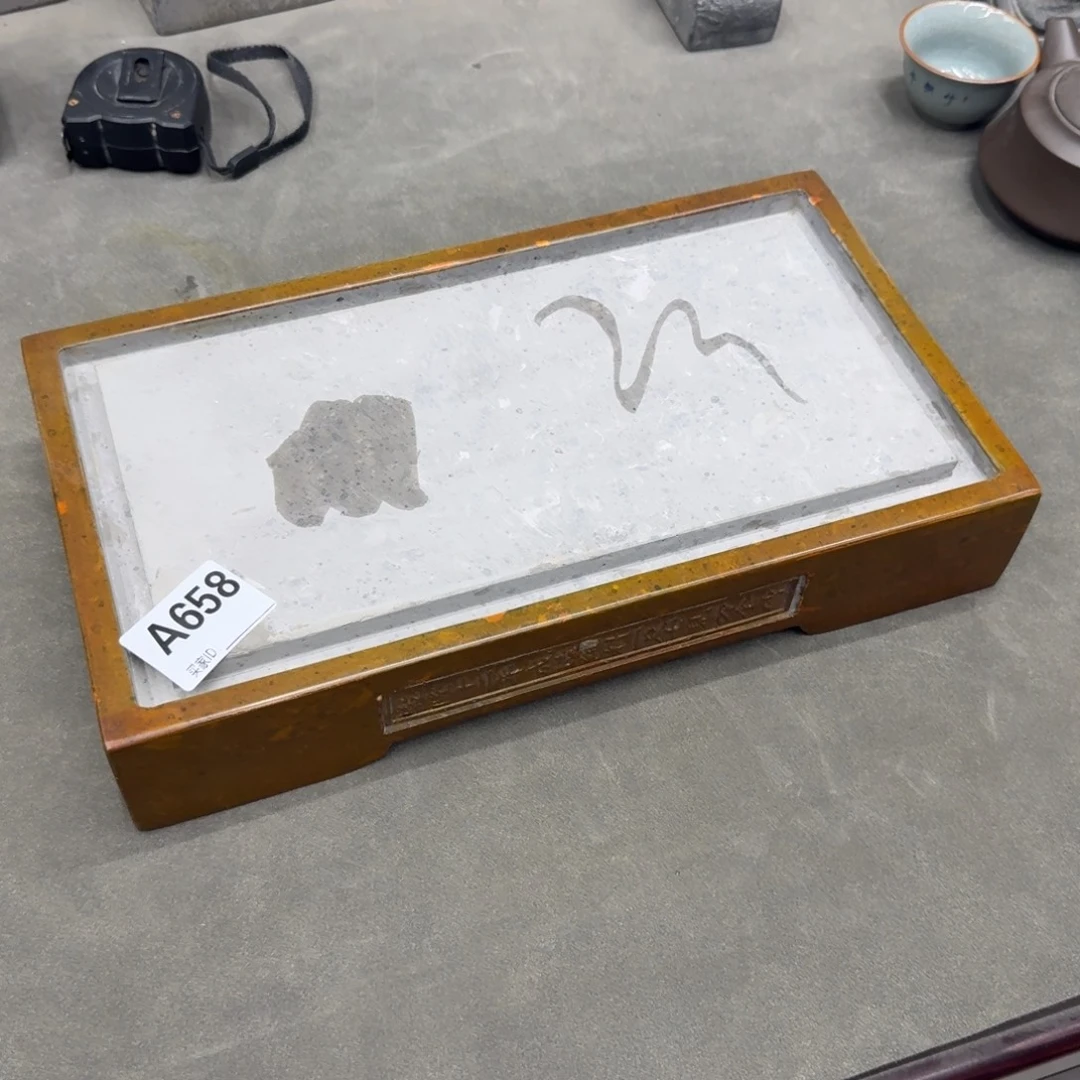 砖雕32-18 老料大漆直角茶盘  658号