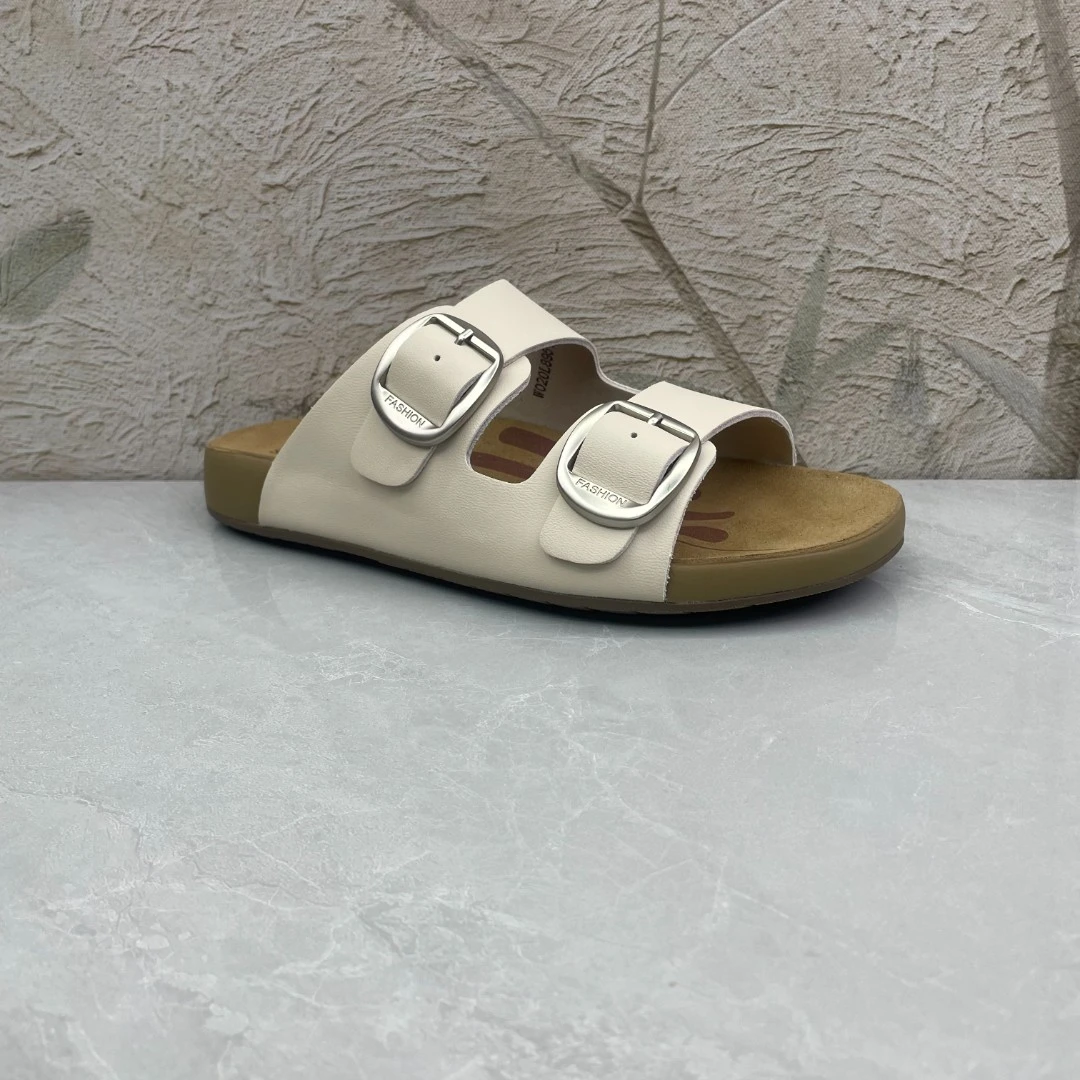 拖鞋女 (牛皮)89512（孤品)b区35码